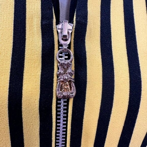 Alberto Makali Striped Yellow/Black Size 2 Jacket - Picture 5 of 8